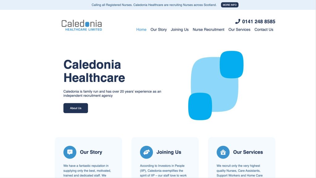 pckwikfix Websites Caledonia Healthcare