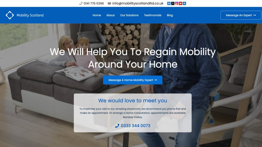 pckwikfix Websites Mobility Scotland